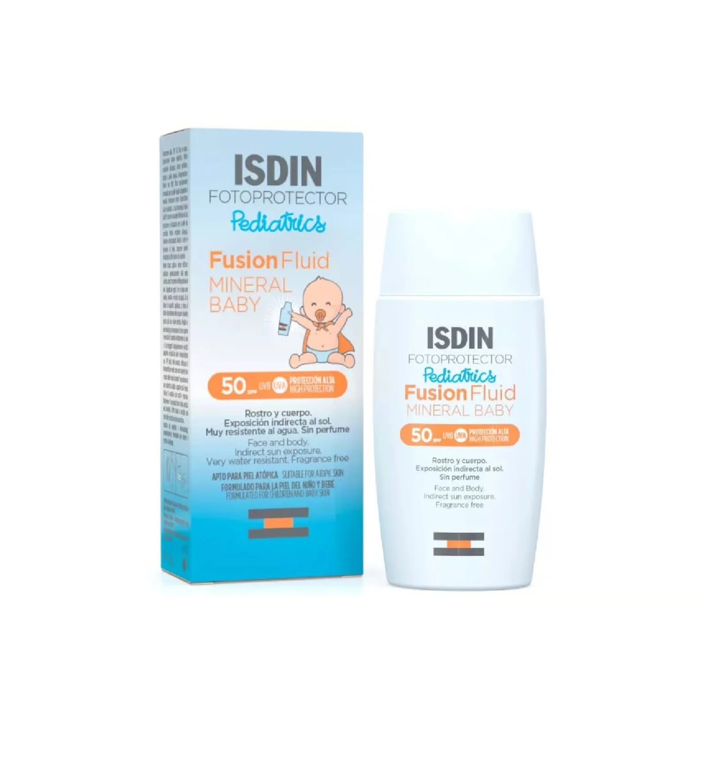 ISDIN FOTOPROTECTOR PEDIATRICS FUSION FLUID MINERAL BABY FLUID SPF 50