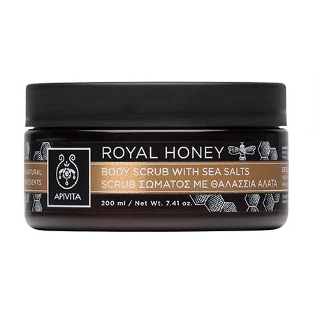 APIVITA ROYAL HONEY BODY SCRUB WITH SEA SALTS 200ml