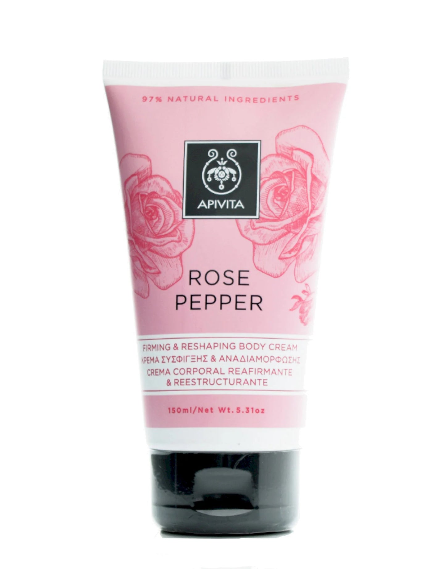 APIVITA ROSE PEPPER FIRMING & RESHAPING BODY CREAM 150ml