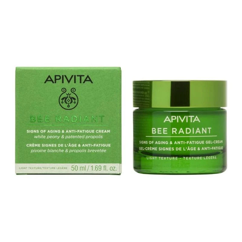 APIVITA BEE RADIANT SIGNS OF AGING & ANTI-FATIGUE GEL-CREAM - LIGHT TEXTURE