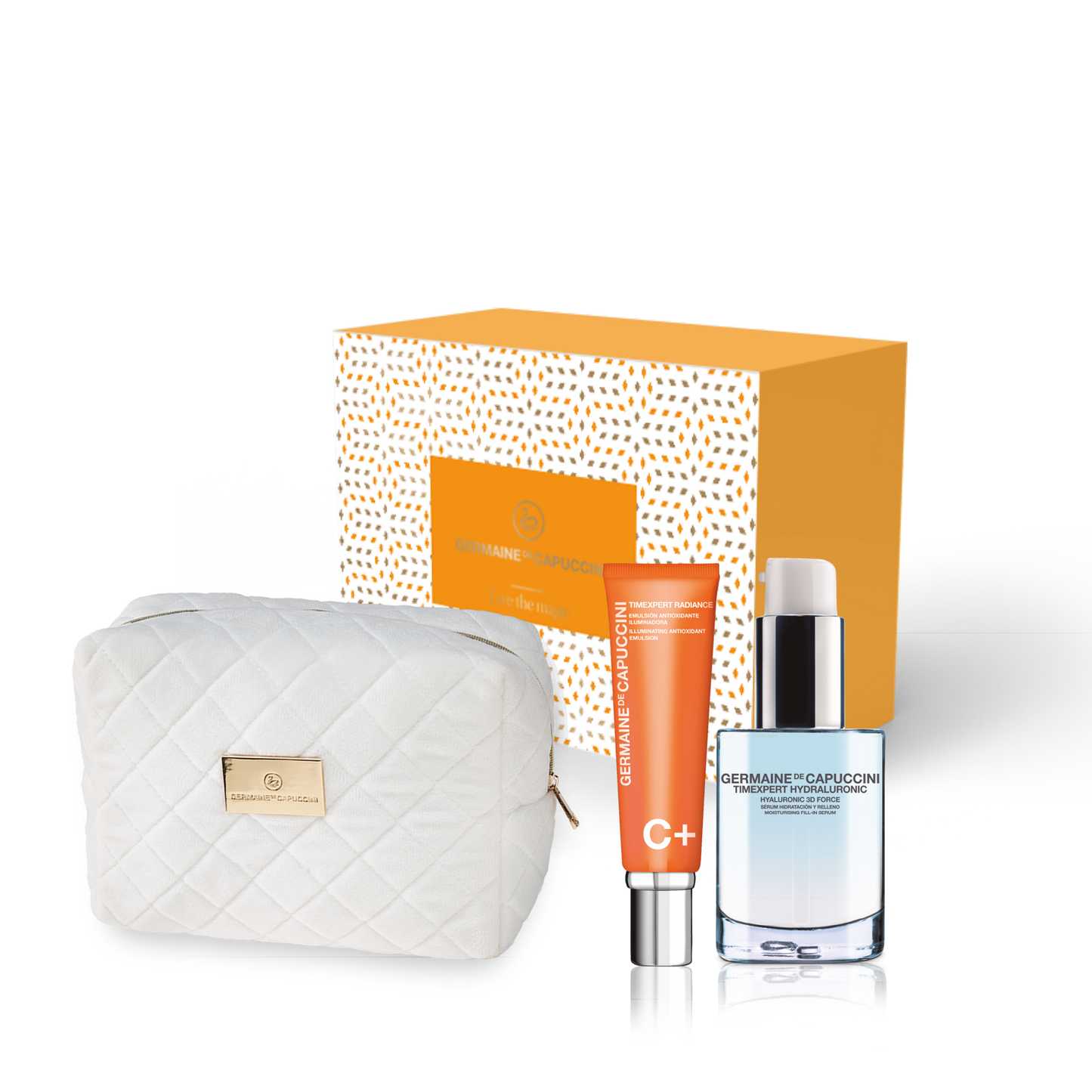 Germaine De Capuccini Pack Timexpert Radiance C Emulsion 50ml & Hydraluronic Serum 30ml