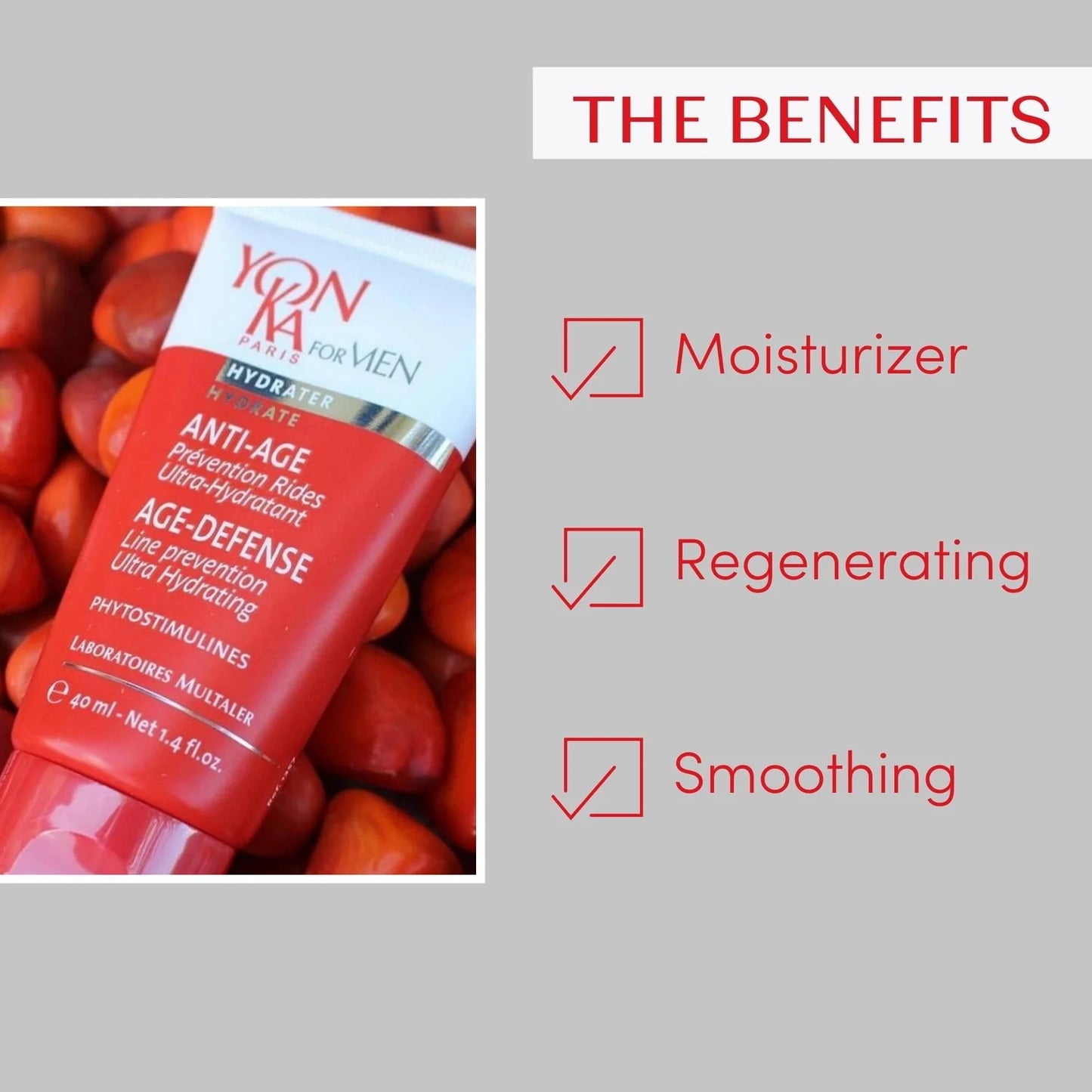 Yon-ka Men Age Defence Cream 40ml – Anti Ageing Cream for Men