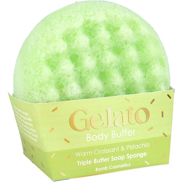 Gelato Body Buffer - Warm Croissant & Pistachio - Bomb Cosmetics