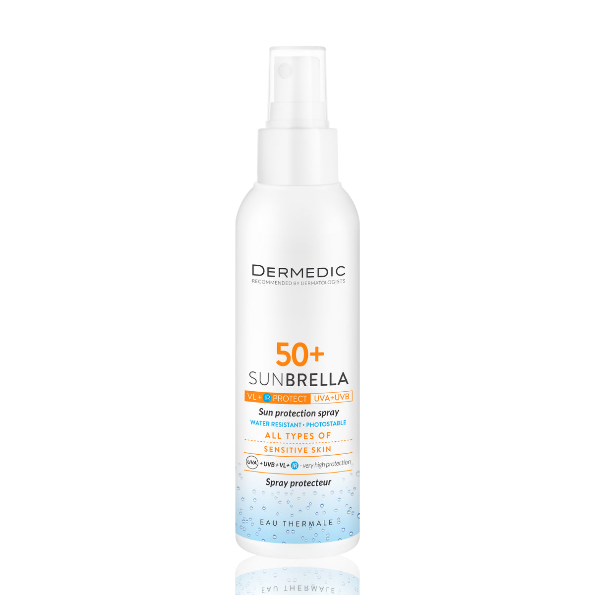 Dermedic Sun protection milk in spray SPF 50+, 150 ml