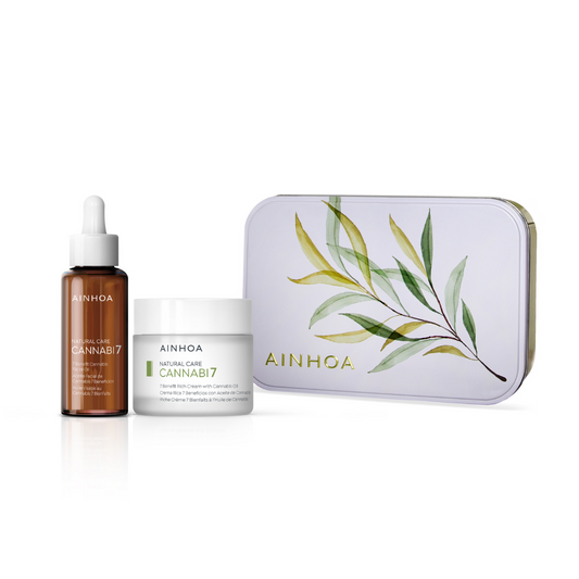 Ainhoa Pack Cannabi7 Rich Cream 50ml + Cannabis Facial Oil 50ml