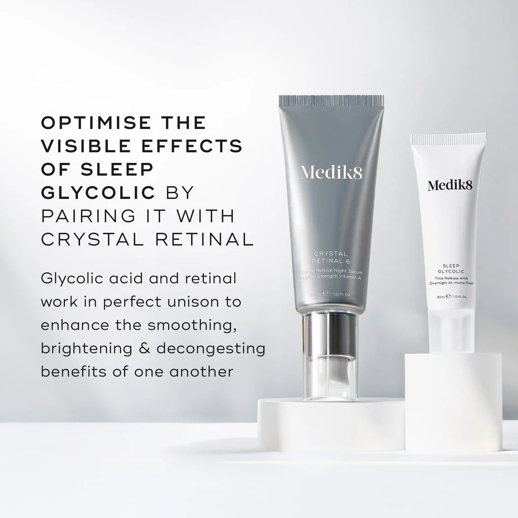 MEDIK8 SLEEP GLYCOLIC TIME RELEASE AHA OVERNIGHT AT HOME PEEL 30ML