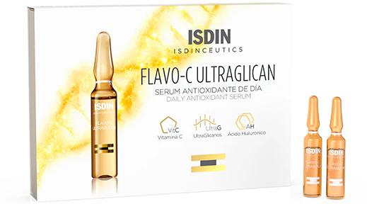 ISDIN FLAVO-C ULTRAGLICAN - DAILY OXIDANT SERUM 10 vials