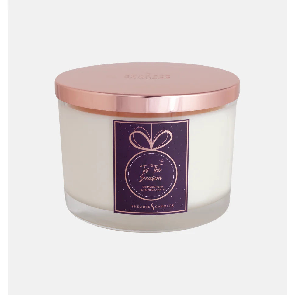 Shearer Candles - Christmas Collection - Tis The Season 3 wick candle