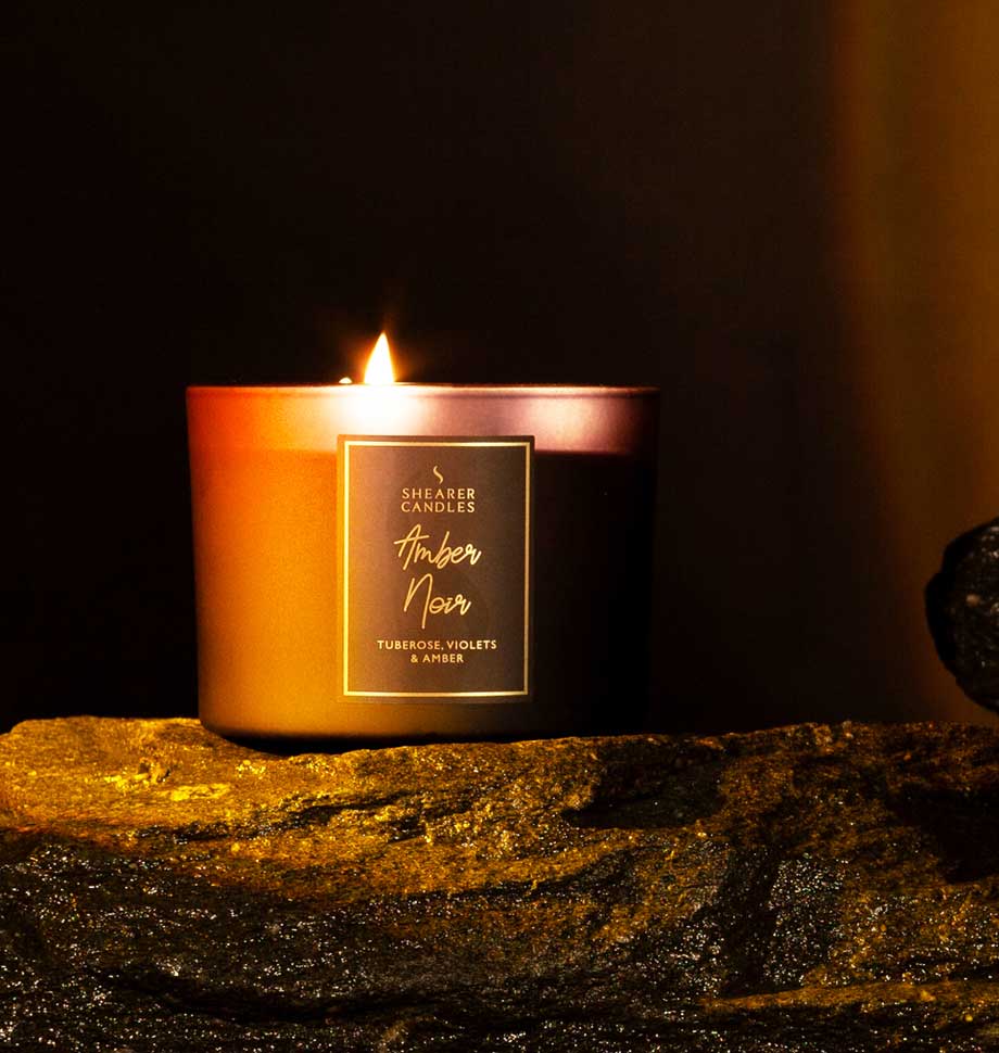 Shearer Amber Noir Multiwick Candle