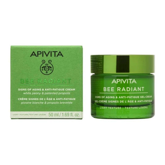 APIVITA BEE RADIANT SIGNS OF AGING & ANTI-FATIGUE GEL-CREAM - LIGHT TEXTURE