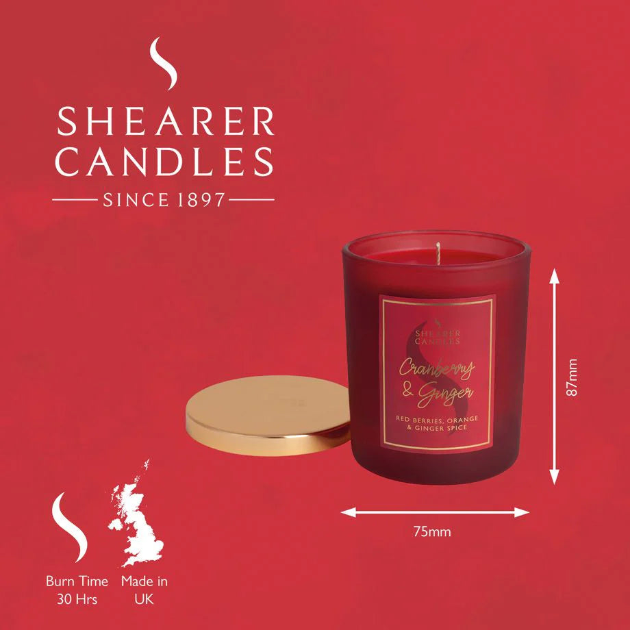 Cranberry & Ginger Collection - Shearer Candles