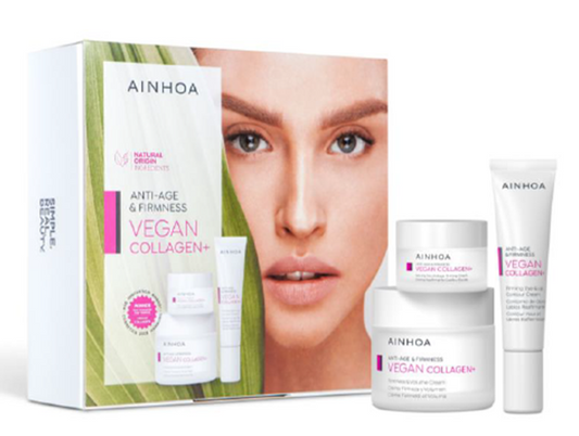 Ainhoa Pack Vegan Collagen+ Cream 50ML + Eye & Lip 15ML + Neck 15ML