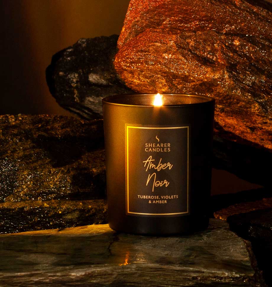 Shearer Amber Noir Jar Candle