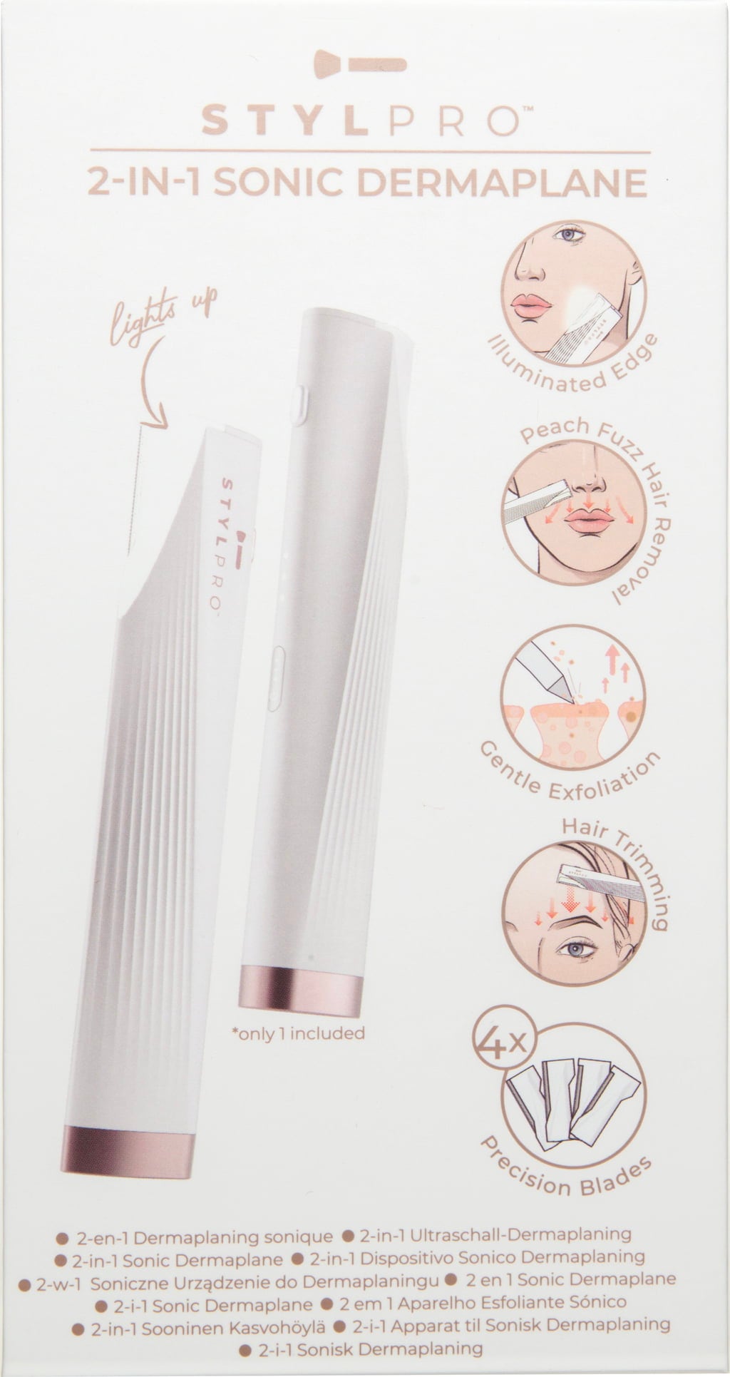 STYLPRO 2IN1 SONIC DERMAPLANE (SD01A)