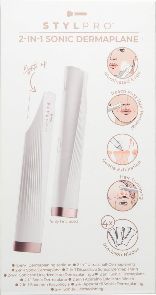 STYLPRO 2IN1 SONIC DERMAPLANE (SD01A)