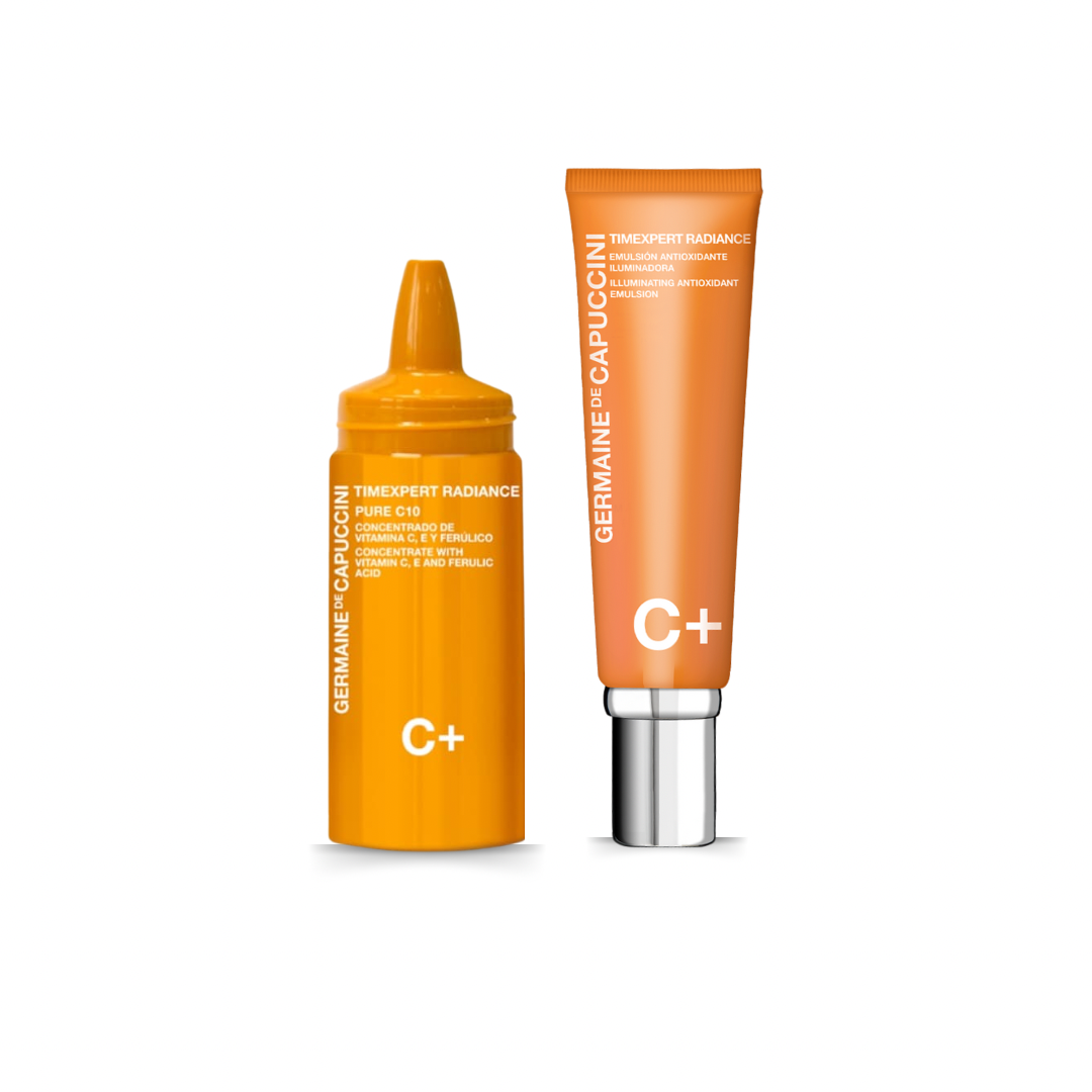 Germaine De Capuccini Timexpert Radiance C+ Antoxidant & Illuminating Duo (Combination to Oily Skins)