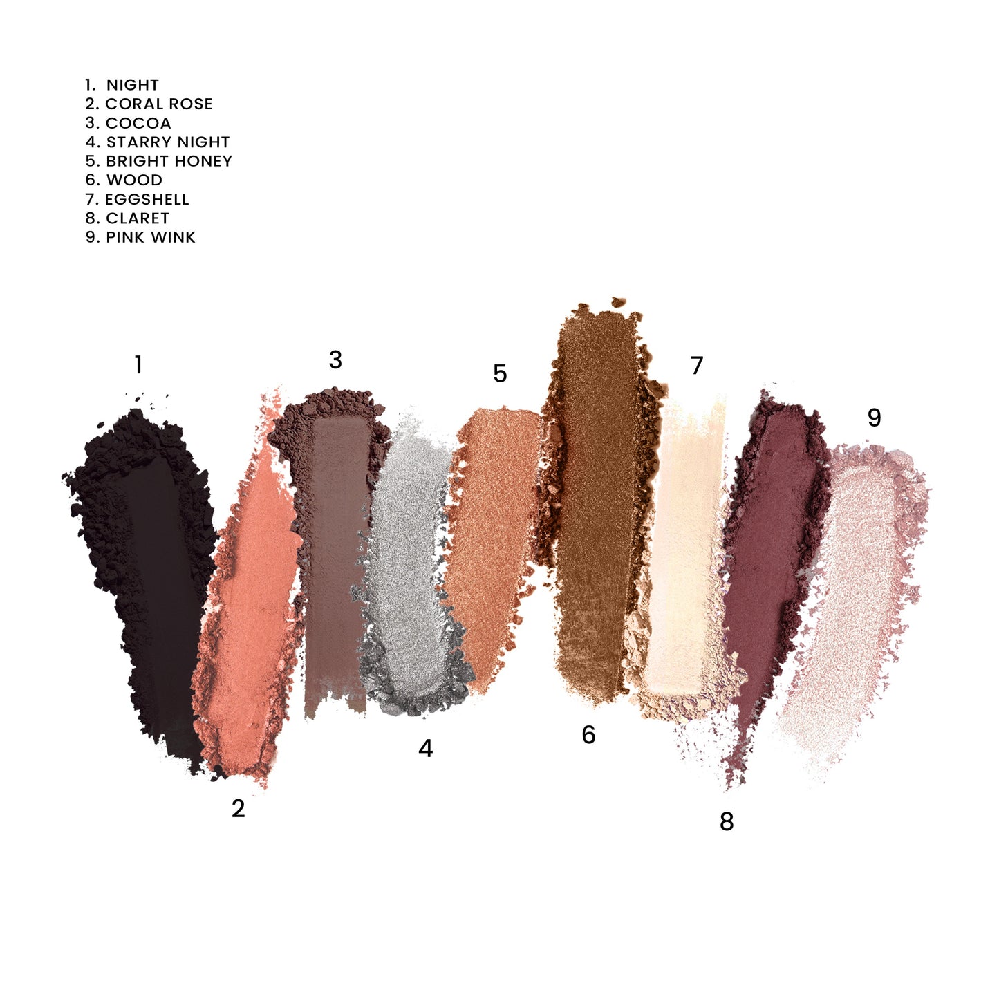 MIA MAKE UP – GLAM EYESHADOW BROWNIE PALETTE