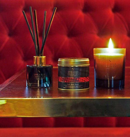 Shearer Red Red Rose Tin Candle