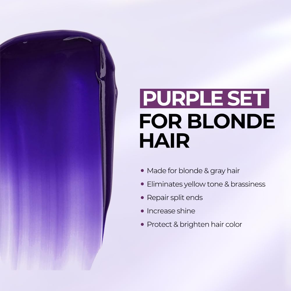 Karseell Maca Essence Blonde Purple Set