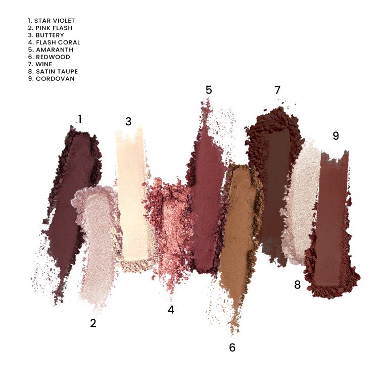 MIA MAKE UP – GLAM EYESHADOW MAUVE PALETTE