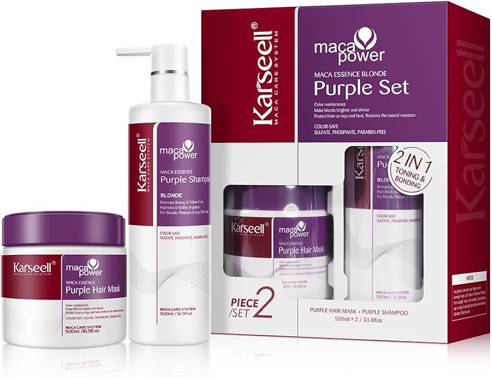 Karseell Maca Essence Blonde Purple Set