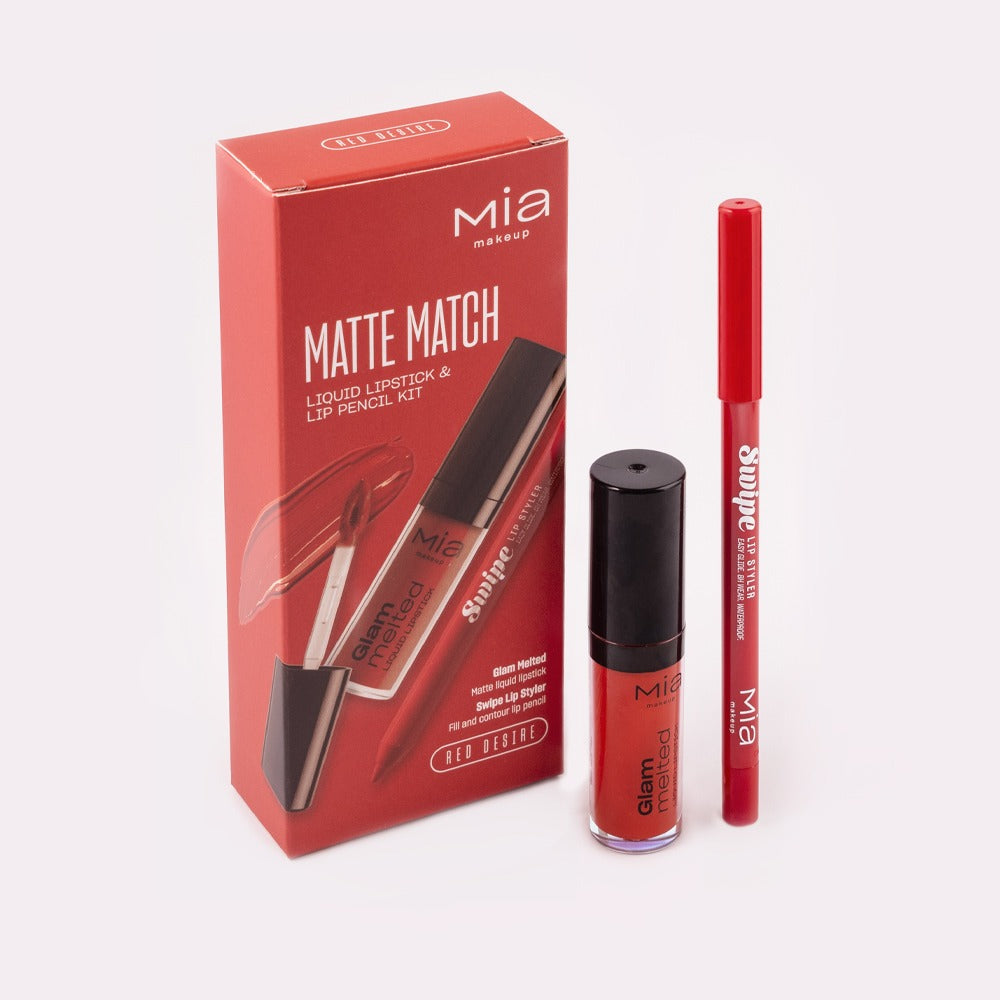 MIA MAKE UP – MATTE MATCH RED DESIRE