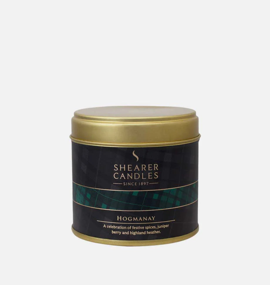 Shearer Hogmanay Tin Candle