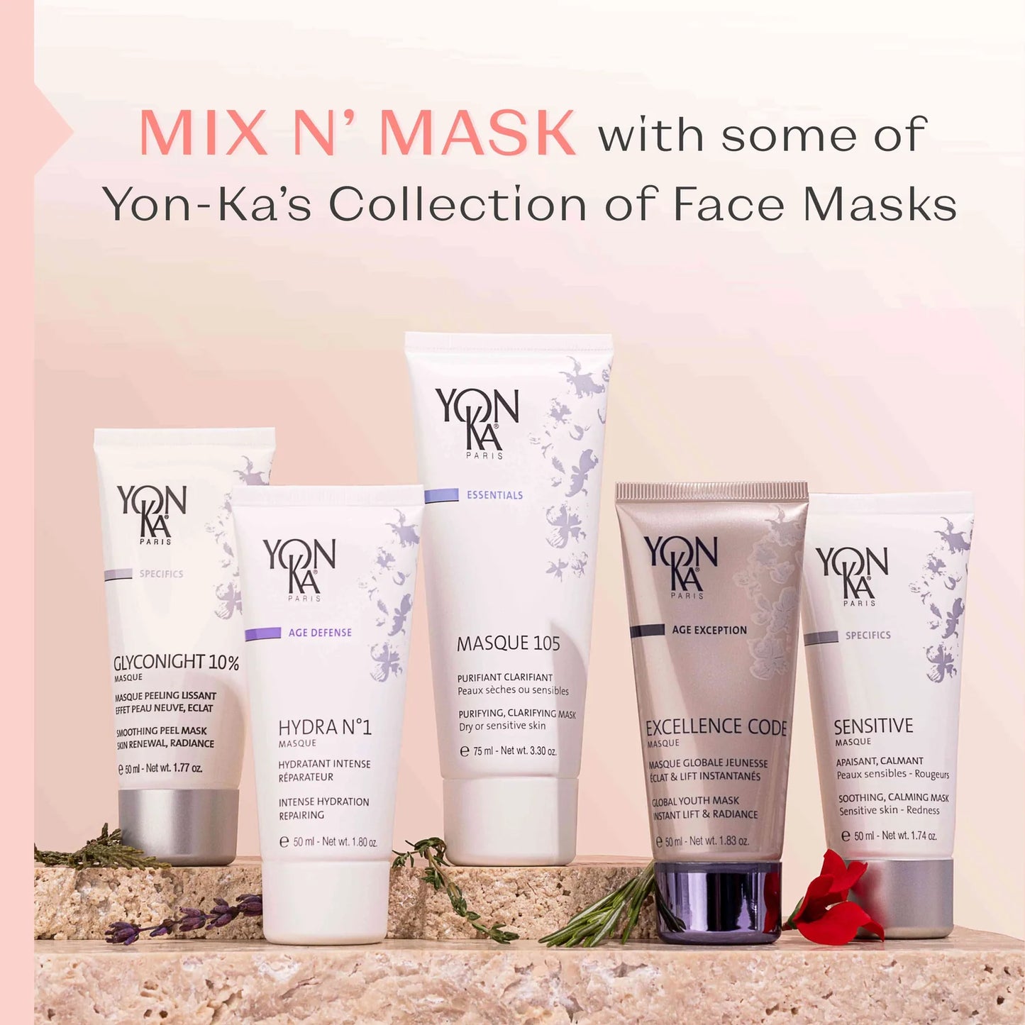 Yon-Ka Masque 105 75ml – Dry & Sensitive Skin – Purifying – Clarifying- Soothing