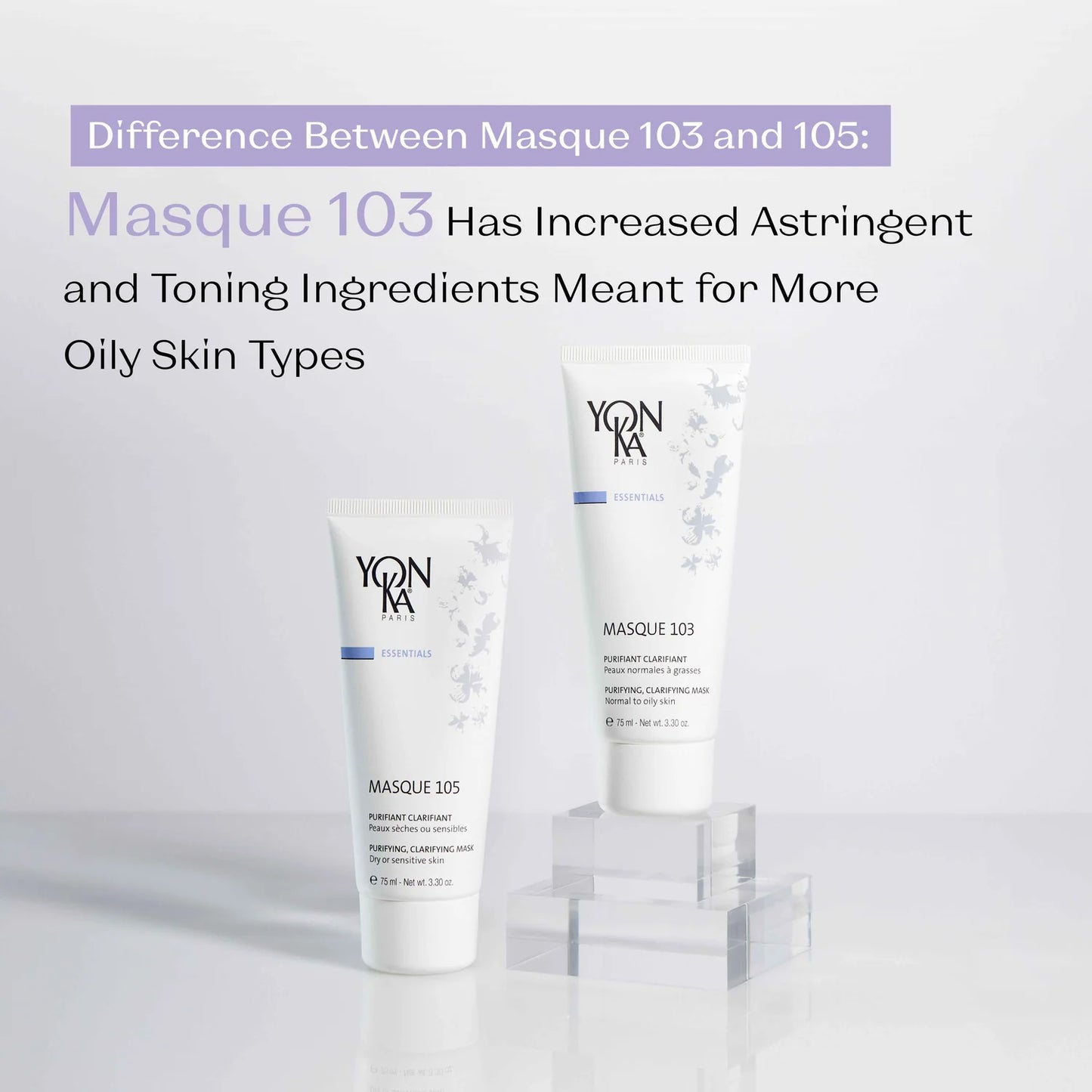 Yon-Ka Masque 105 75ml – Dry & Sensitive Skin – Purifying – Clarifying- Soothing