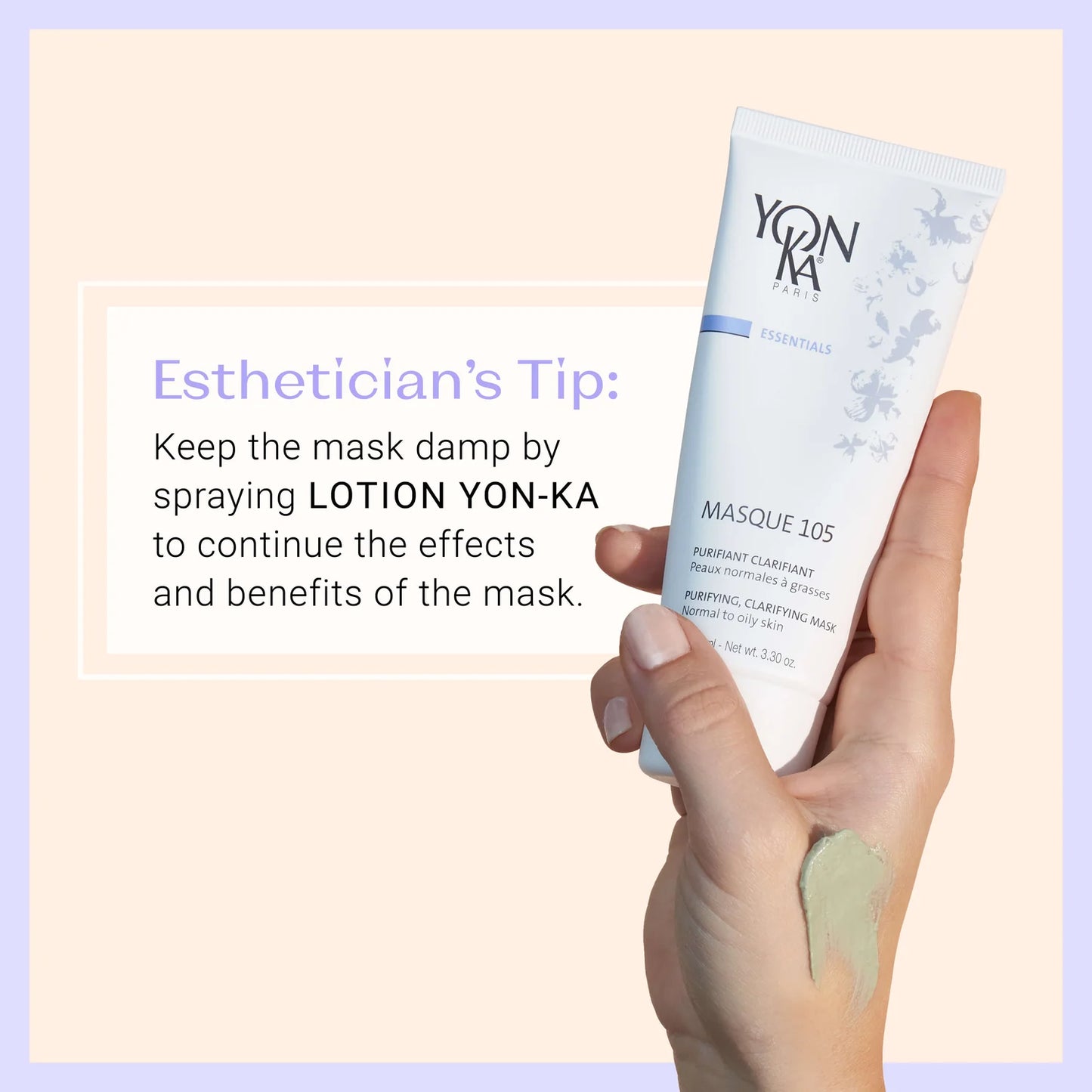 Yon-Ka Masque 105 75ml – Dry & Sensitive Skin – Purifying – Clarifying- Soothing