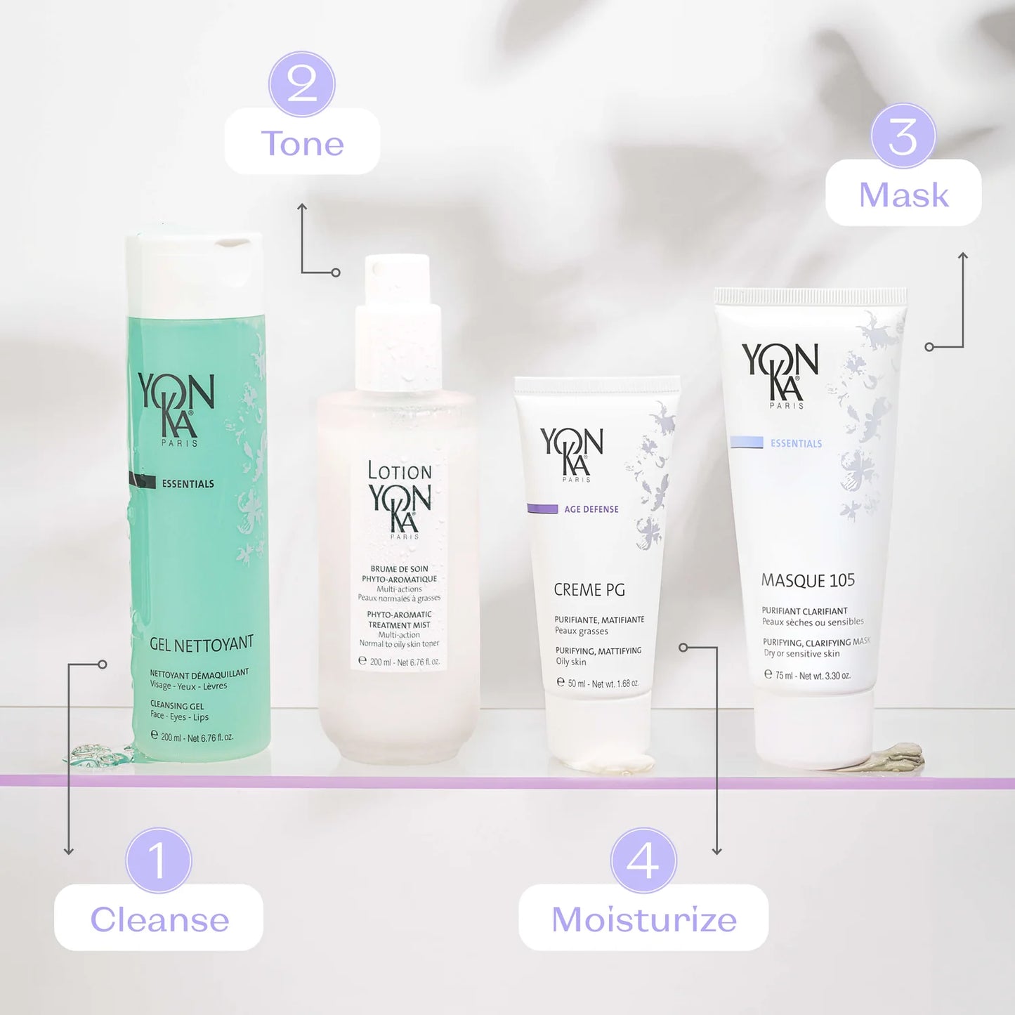Yon-Ka Masque 105 75ml – Dry & Sensitive Skin – Purifying – Clarifying- Soothing