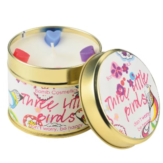 Three Little Birds - Tinned Candle