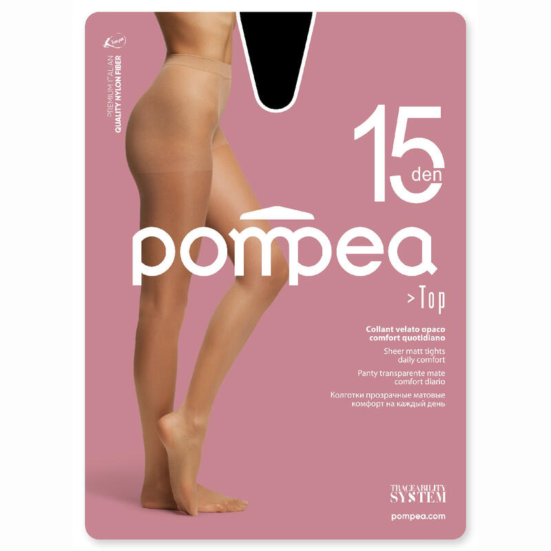 Pompea Tights Black and Skin Colour