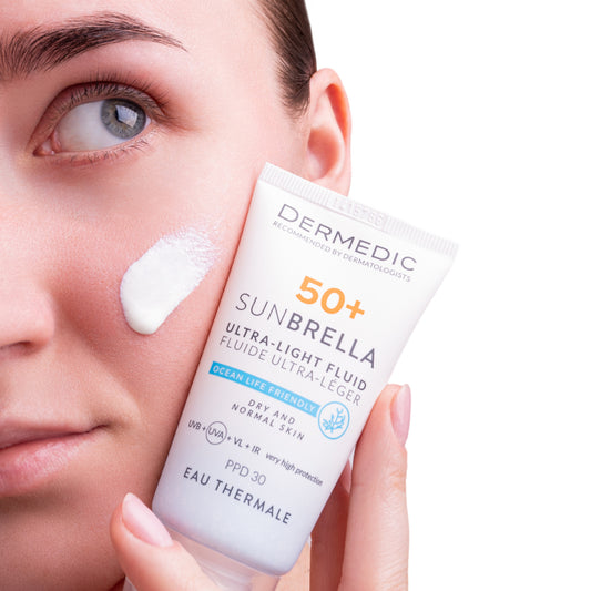 Ultra-light SPF 50+ fluid dry and normal skin, 40 ml