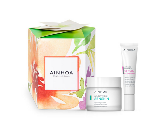Ainhoa Blossom Pack Senskin Hydrating Cream 50ml + Vegane Eye & Lip Contour Cream 15ml