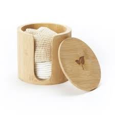 STYLPRO BAM.BARREL BAMBOO BARREL MAKE UP REMOVER PADS IN LAUNDRY BAG