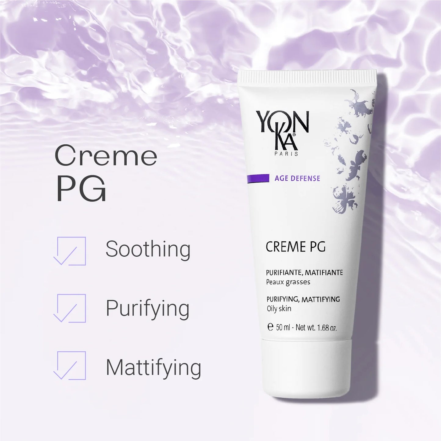 Yon-ka Creme PG 50ml – Oily Skin – Mattifying – Purifying