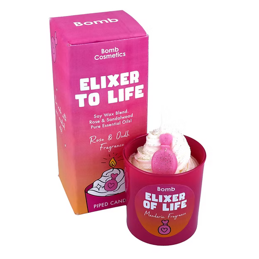 Elixer to Life - Piped Candle