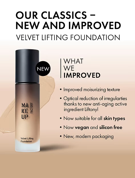 Velvet Lifting Foundation NEW FORMULA