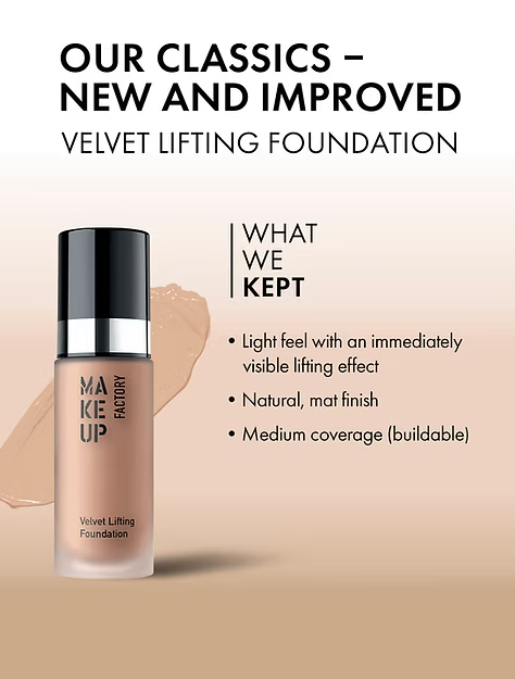 Velvet Lifting Foundation NEW FORMULA