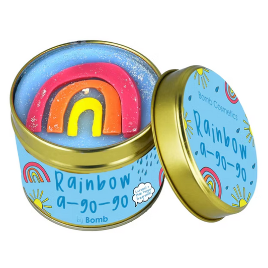 Rainbow-a-go-go - Tinned Candle