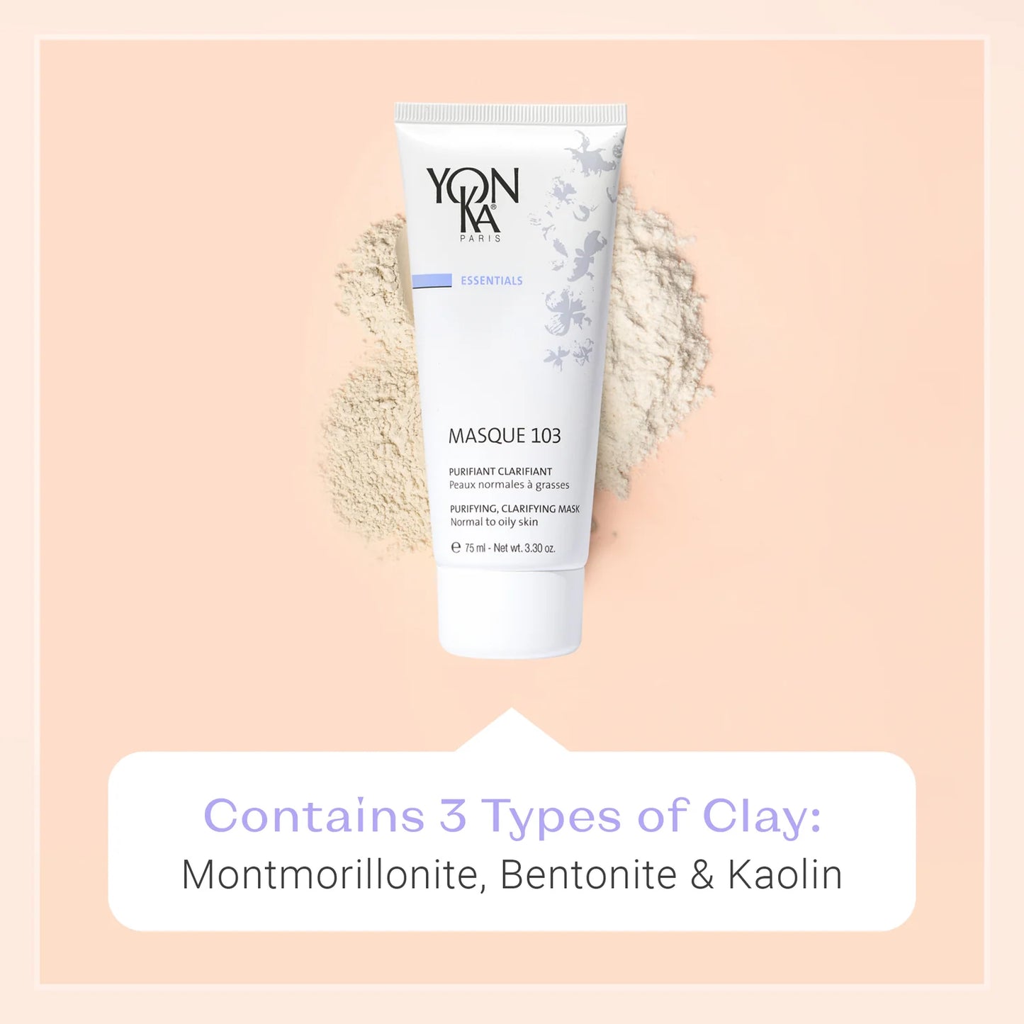 Yon-Ka Masque 103 75ml- Normal to Oily Skin- Clarifying – Purifying – Astringent