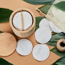 STYLPRO PO1385 BAMBOO REUSABKE MAKE UP REMOVER PADS & LAUNDRY BAG