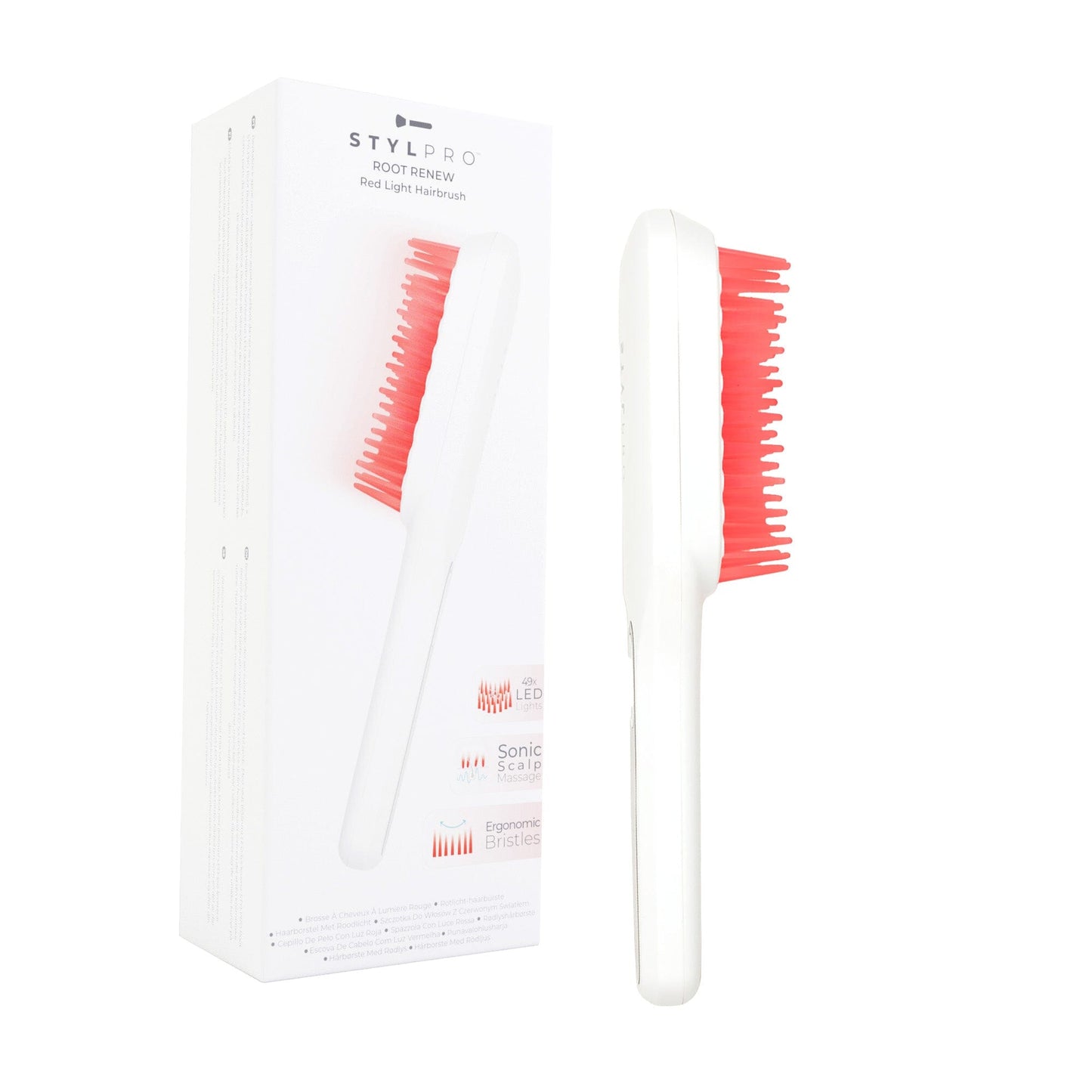 STYLPRO ROOT RENEW RED LIGHT HAIRBRUSH (RH01A)