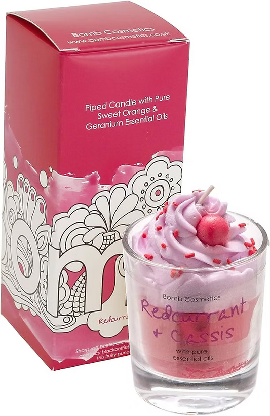 Redcurrant & Cassis - Piped Candle