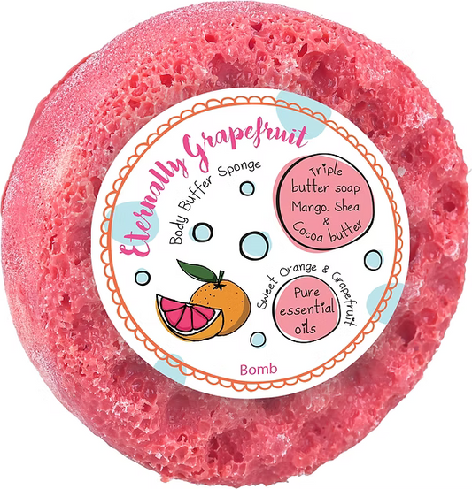 Body Buffer Soap Sponge - Eternally Grapefruit