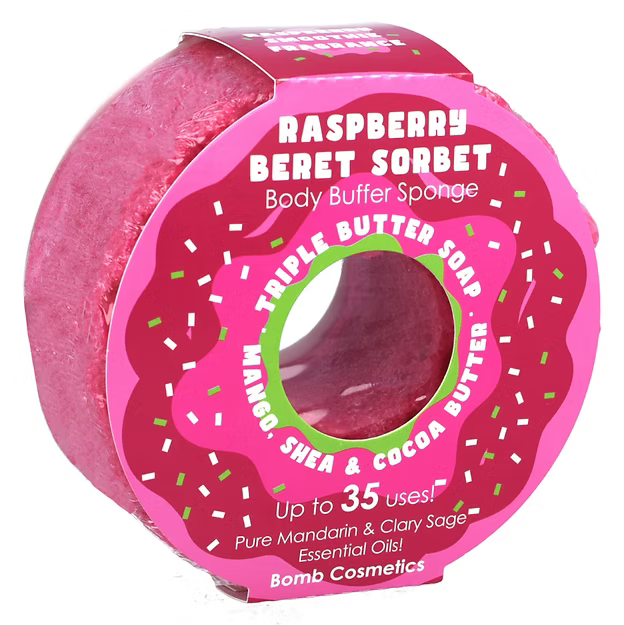 Body Buffer Sponge - Raspberry Beret Sorbet