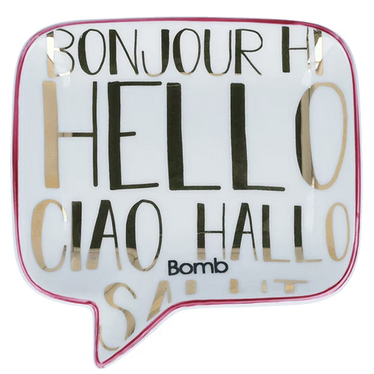 Hello, Ciao, Bonjour - Soap Dish